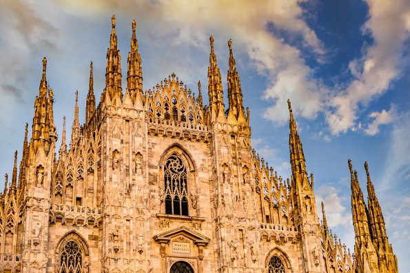 Milan Cathedral in sunny light